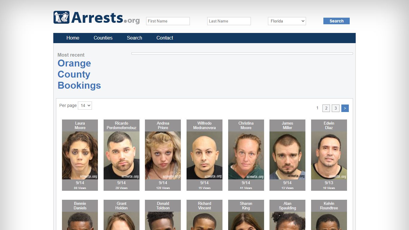 Orange County Arrests and Inmate Search